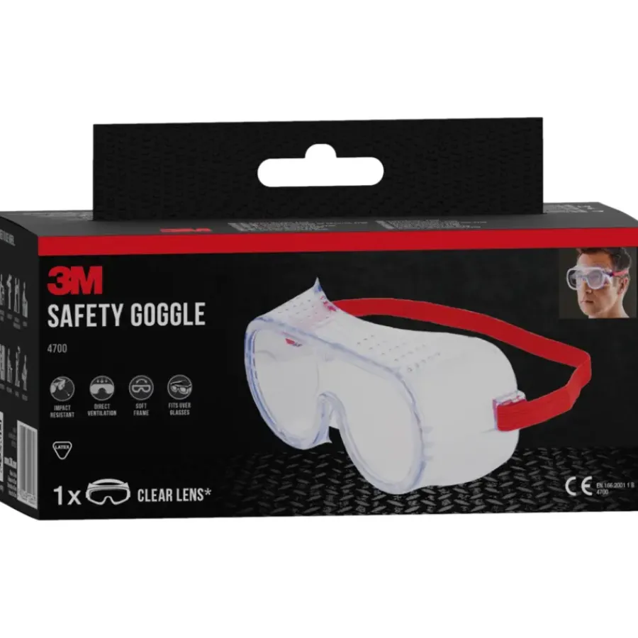 3M Veiligheidsbril ruimzicht anti-splash 4700C1 Best