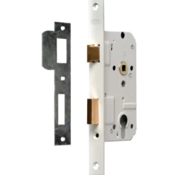 Nemef 500 serie insteekcilinderslot binnendeur wit Doorn 50mm PC 72mm