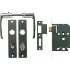 Nemef 1200 serie slotset badkamerslot/wc-slot inclusief beslag Doorn 50mm PC 63mm Best