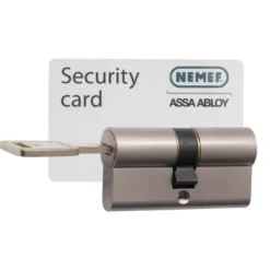 Nemef veiligheidscilinder NF4 met keersleutel 30/30 mm SKG 3-sterren Online