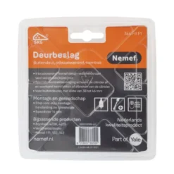 Nemef veiligheidsrozet rond met kerntrekbeveiliging 60 mm Outlet