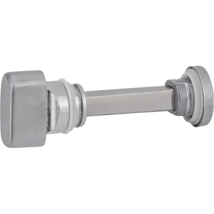 Novidade deurkrukset Hera ovaal schild met vrij-bezet sluiting 63/8 mm RVS Sale