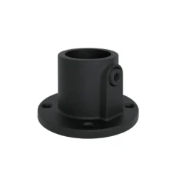 Novidade steigerbuis koppelstuk voetplaat zwart ø 27 mm