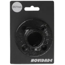 Novidade steigerbuis koppelstuk voetplaat zwart ø 27 mm