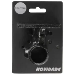 Novidade steigerbuis koppelstuk leuningdrager zwart ø 27 mm