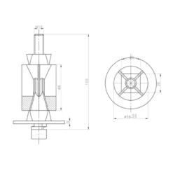 Novidade steigerbuis koppelstuk expander verzinkt ø 42 mm