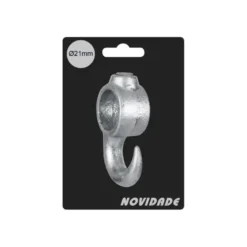 Novidade steigerbuis koppelstuk met haak verzinkt ø 21 mm