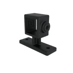 Novidade steigerbuis koppelstuk vierkant leuningdrager zwart ΓΈ 25 mm