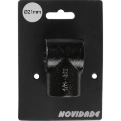 Novidade steigerbuis koppelstuk t-stuk zwart ø 21 mm