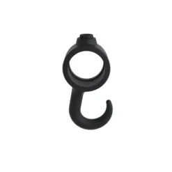 Novidade steigerbuis koppelstuk met haak zwart ø 27 mm
