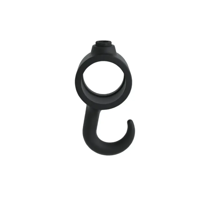 Novidade steigerbuis koppelstuk met haak zwart ø 27 mm