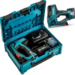 Novus 18V tacker J-551 systembox incl. 2.0Ah accu + oplader en draadnieten Online