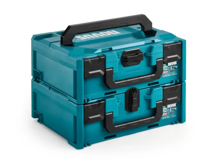 Novus 18V tacker J-551 systembox incl. 2.0Ah accu + oplader en draadnieten Online