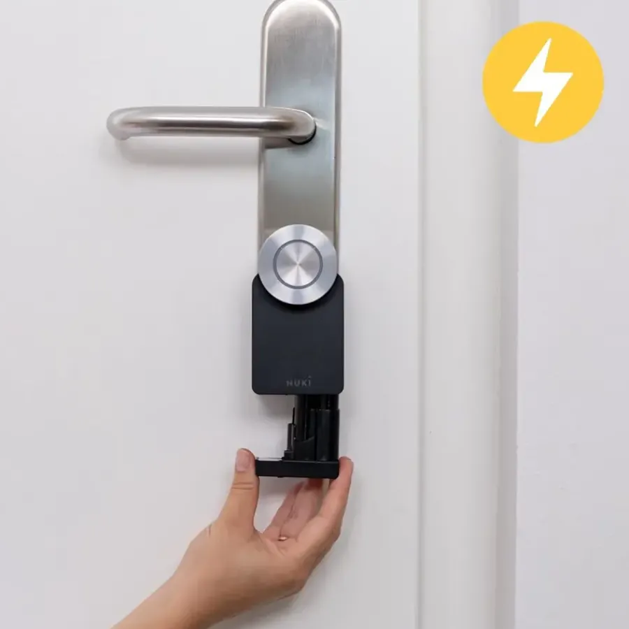 NUKI Power Pack - oplaadbare accu voor Smart Lock - wit New