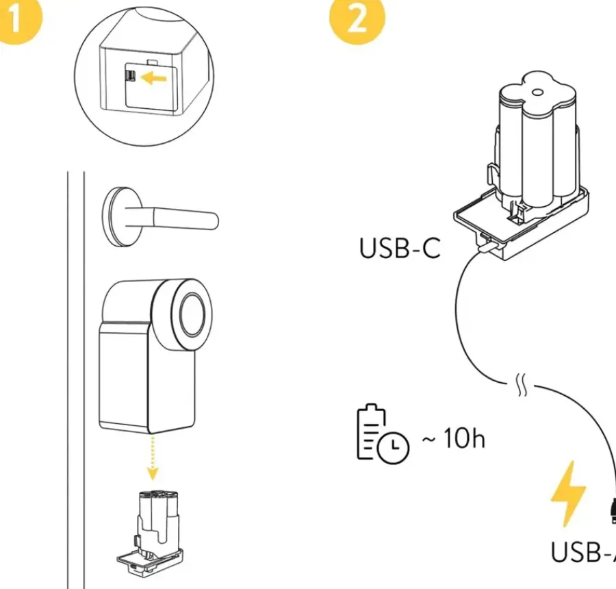 NUKI Power Pack - zwart Online