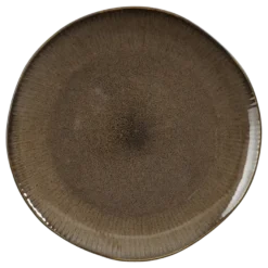 Nusa ontbijtbord bruin - h2xd20,5cm