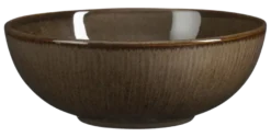 Nusa schaal bruin - h6xd16,5cm