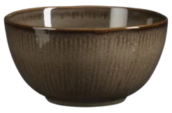 Nusa schaal bruin - h7xd14cm