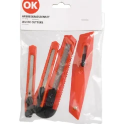 OK afbreek messenset (4-delig) Outlet