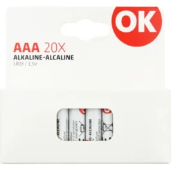 OK Batterij Alkaline AAA 20 stuks Hot
