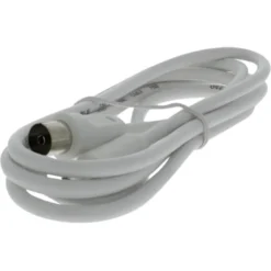 OK Coax Snoer 1,5 Meter Wit Outlet