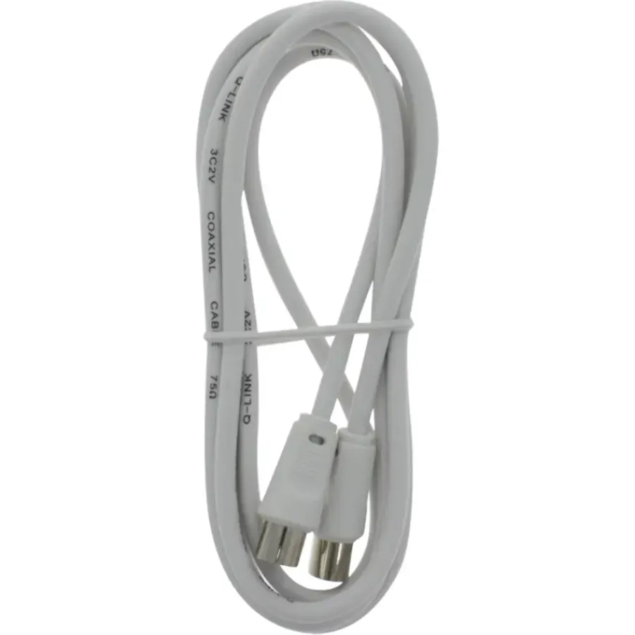 OK Coax Snoer 1,5 Meter Wit Outlet