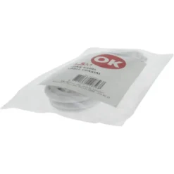 OK Coax Snoer 1,5 Meter Wit Outlet