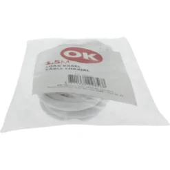 OK Coax Snoer 1,5 Meter Wit Outlet