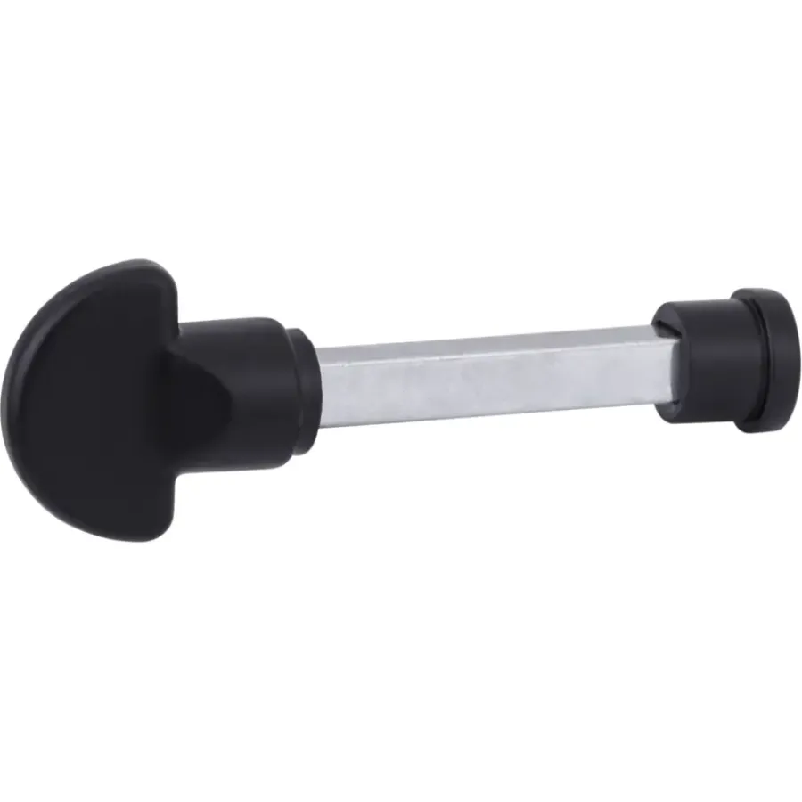 OK deurkruk set Bl recht schild vrij-bezet sluiting 63/8 mm zwart aluminium Online