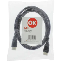OK HDMI kabel 1.8 meter zwart Best