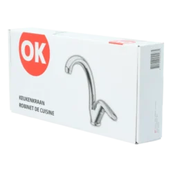 OK éénhendel keukenkraan Chroom