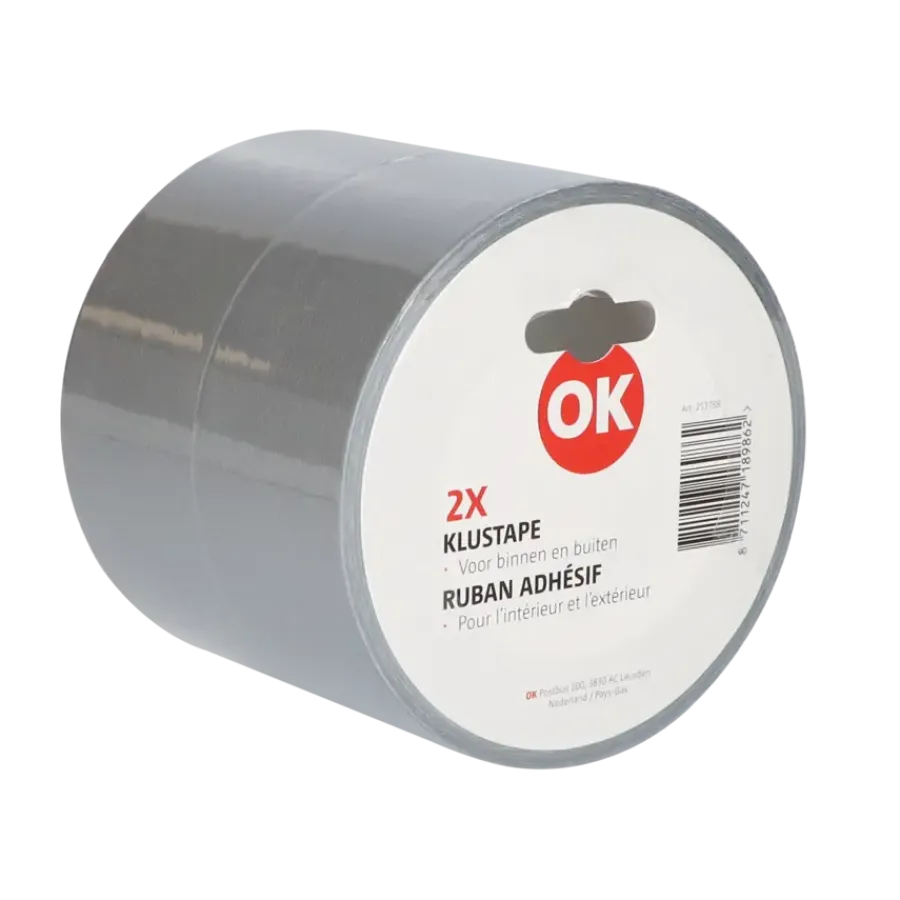 OK set met 2 klus- reparatietapes 25 m x 50 mm Discount