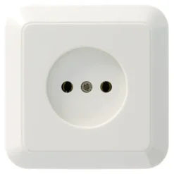 OK stopcontact inbouw enkel wit Clearance