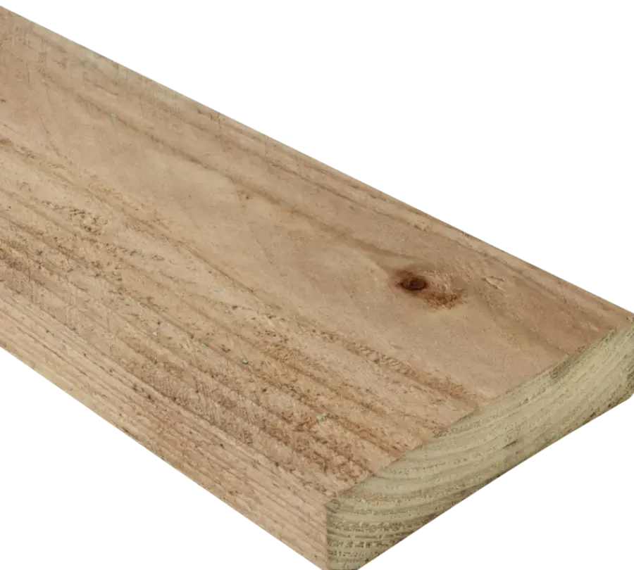 TPA Palletplank vuren/grenen verouderd bruin 22x100 mm 200 cm New