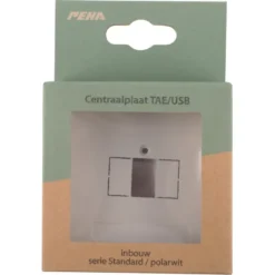 Peha Standard Afdekplaat USB wit Clearance