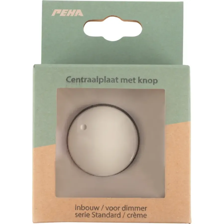 Peha Standard centraalplaat dimmer creme Clearance