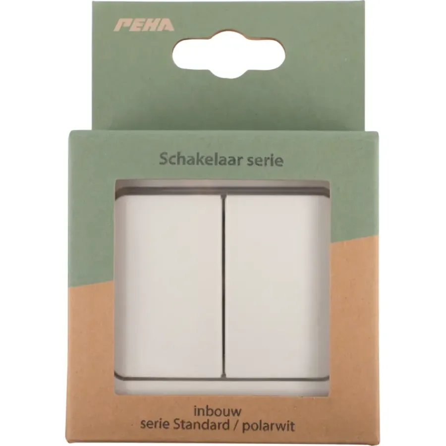 Peha Standard serieschakelaar wit Clearance
