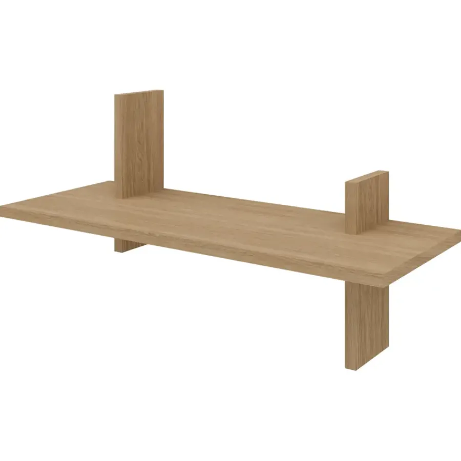 Pekodom wandplank enkel naturel 60x23,5x23x5 cm Discount