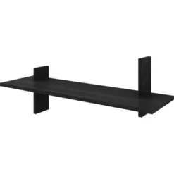 Pekodom wandplank enkel zwart 80x23,5x23,5 cm Sale