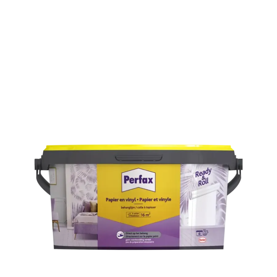 Perfax Ready & Roll behanglijm papier en vinyl 2,25 kg New