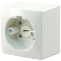 PERILEX Wandcontactdoos Opbouw Crème Outlet