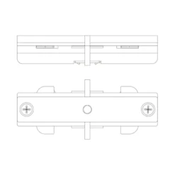 Philips EasyLink I-vormige connector railverlichting zwart Discount