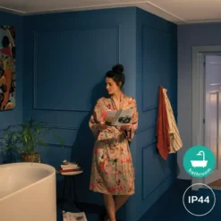Philips Hue badkamerinbouwspot Adore chroom - warm tot koelwit licht 4.2W - 1 spot