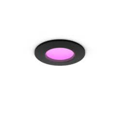 Philips Hue inbouwspot zwart Ø90mm