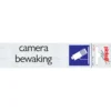 Pickup Alu deurbordje camera bewaking 165x44 mm