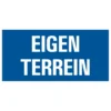 Pickup bord eigen terrein 30x15 cm