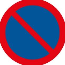 Pickup bord parkeerverbod Ø 30 cm