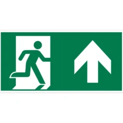 Pickup bord vluchtweg naar boven 15x30 cm
