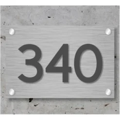 Pickup 3D Home plaat wit acrylaat 3 mm 10 x 15 cm
