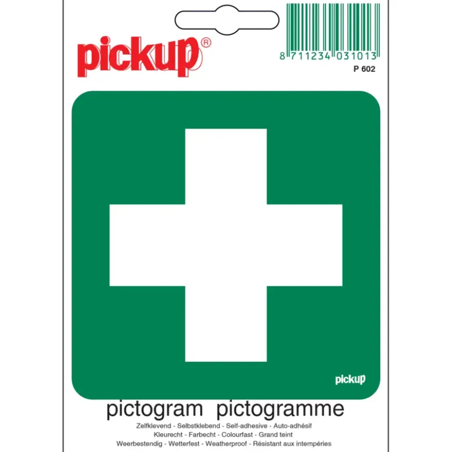 Pickup pictogram EHBO post 10x10 cm